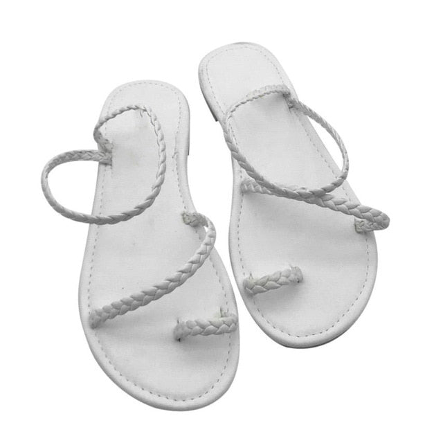 Variant image for Damen-Sandalen, Gladiator, geflochtenes PU-Leder-3