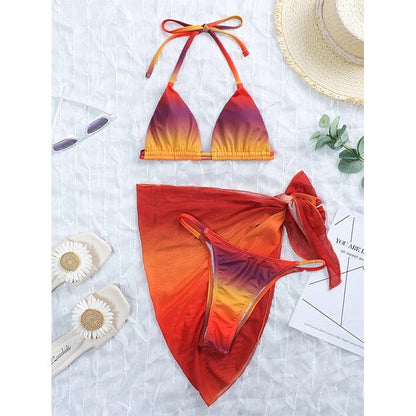 Variant image for Damen Bikini-Set Geometrische Formen Lycra Polyester-4
