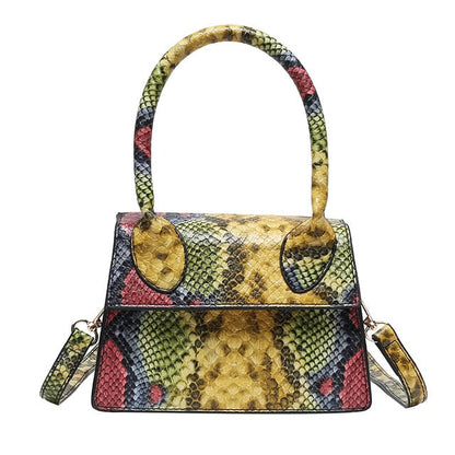 Variant image for Damen-Handtasche Pythonmuster PU Klein Elegant-2