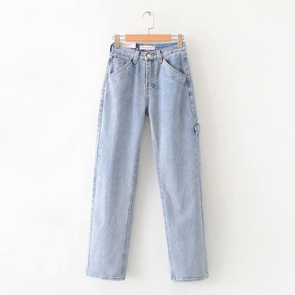 Herren-Jeans, lässige Baumwolle, justierbar, Fit-5