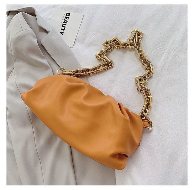 Variant image for Damen Schultertasche PU mit Kettenband Elegantes Design-4