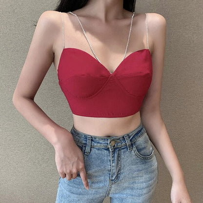 Damen-Top, herzförmig, Detail, Baumwolle, Polyester-6