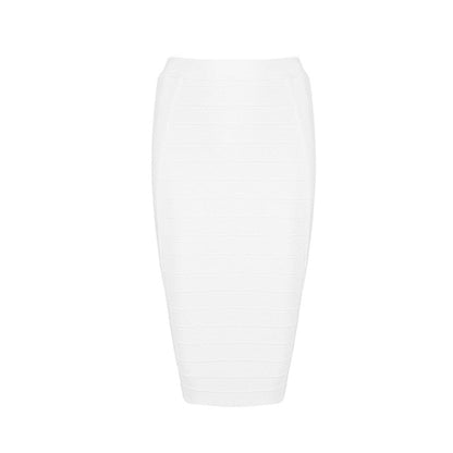 Variant image for Damen-Bleistiftrock monochromes Polyester Elasthan-3