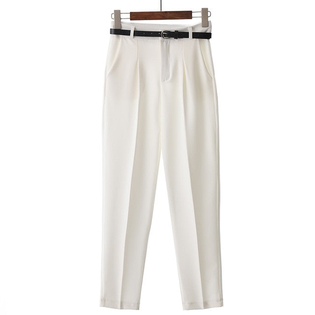 Variant image for Damen-Freizeithose, knöchellang, Polyester, Baumwolle, mit Taschen-3