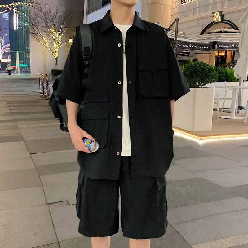 Herrenshorts, Utility, lässig und leicht, atmungsaktives Material 2