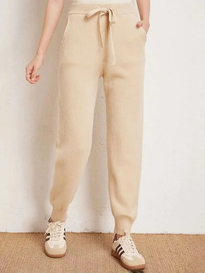 Winterhose Damen Elegant Gestrickt Weicher Mischgewebe-3