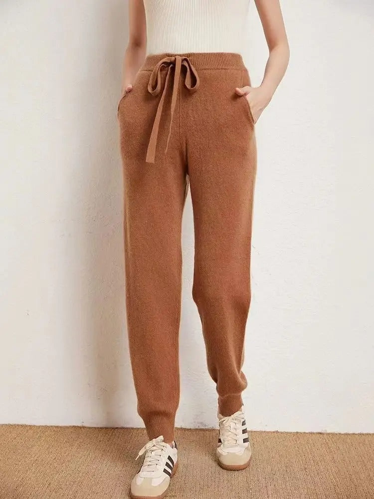 Winterhose Damen Elegant Gestrickt Weicher Mischgewebe-1