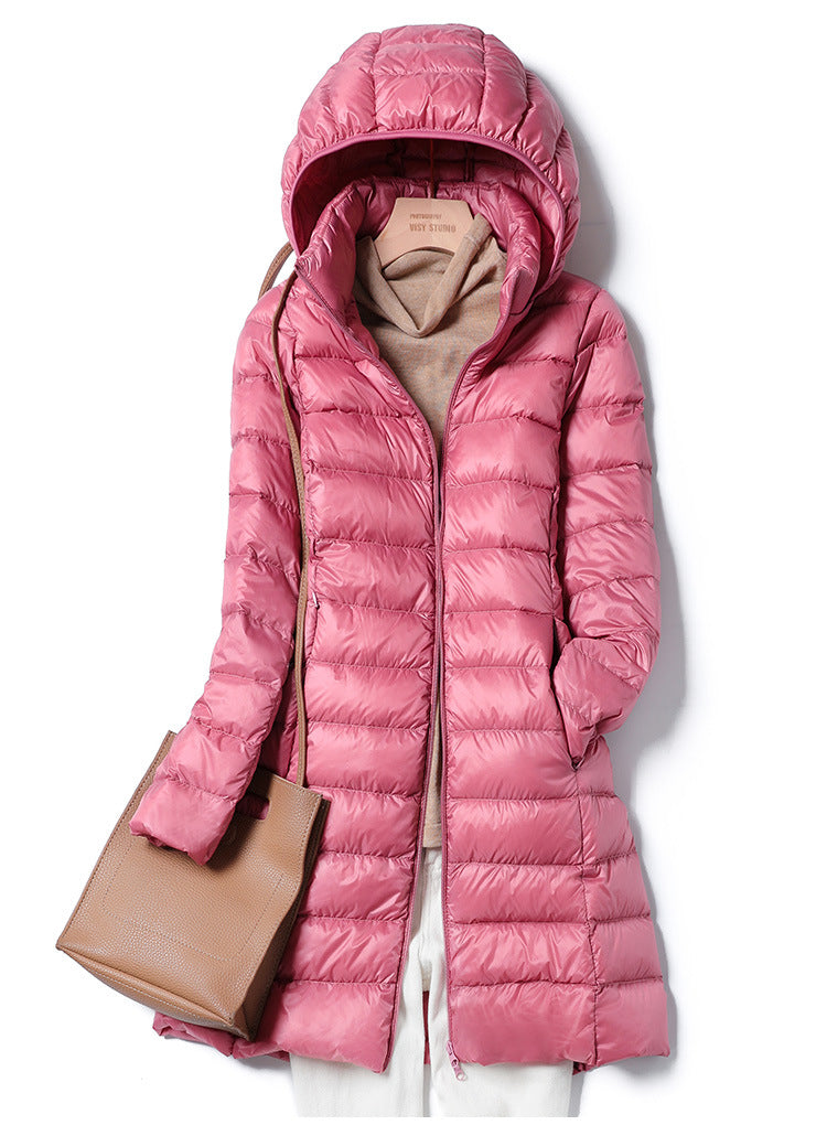 Variant image for Damenjacke Gesteppt mit Kapuze Polyester für Kalte Wintertage-22