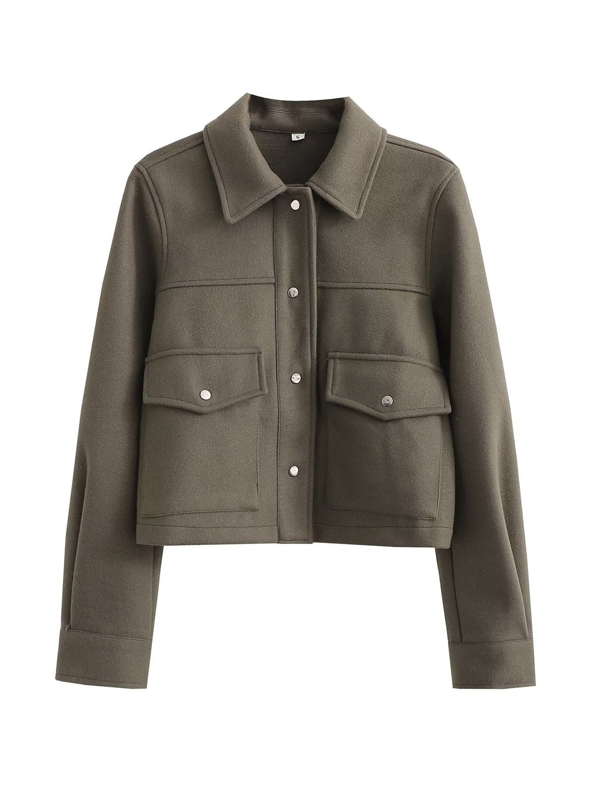 Mantel für Damen in weichem Woll-Look – lässige Passform, perfekt für Herbst und Winter, maschinenwaschbar 7