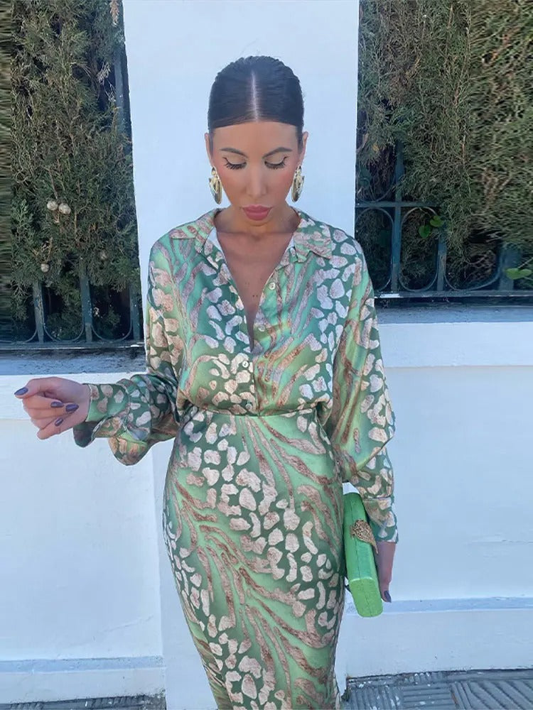Variant image for Damen-Midikleid, lange Ärmel, weiche Stoffmischung-1