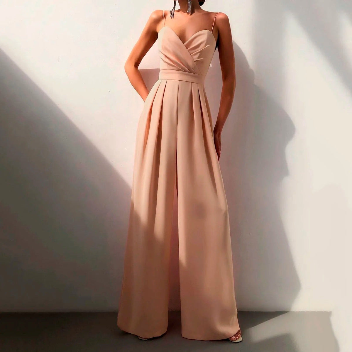 Variant image for Damen-Overall, elegantes Design, leichter Stoff-16