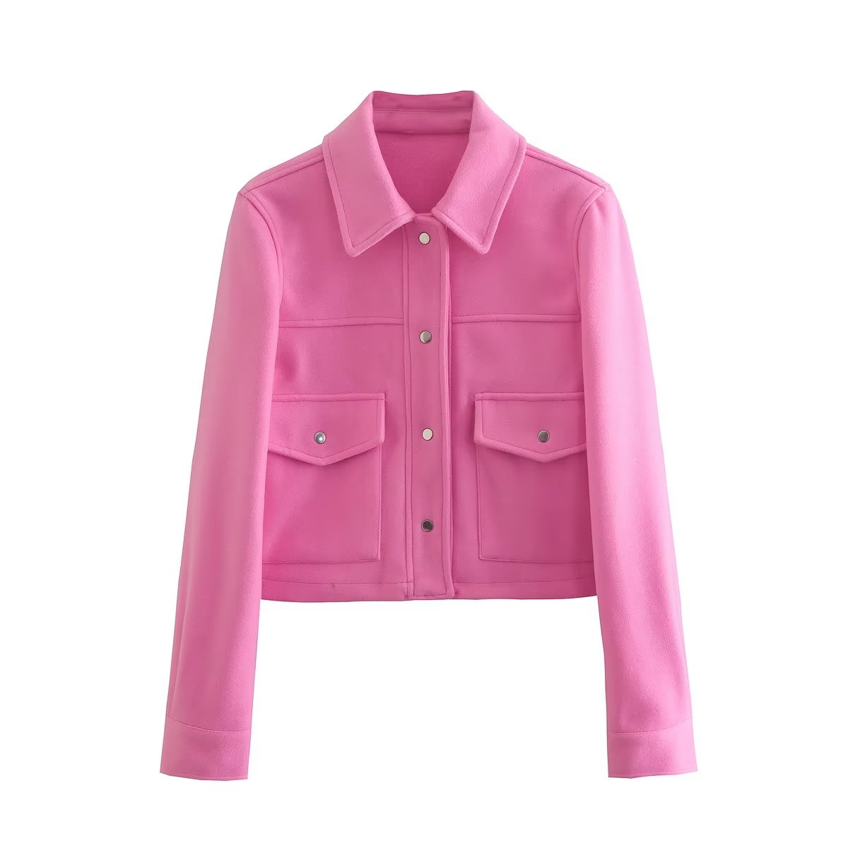 Mantel für Damen in weichem Woll-Look – lässige Passform, perfekt für Herbst und Winter, maschinenwaschbar 6
