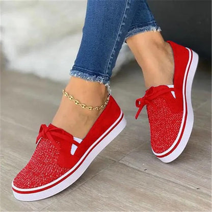 Damen-Sneaker, trendig, Canvas, Komfort 3