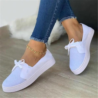 Damen-Sneaker, trendig, Canvas, Komfort 4