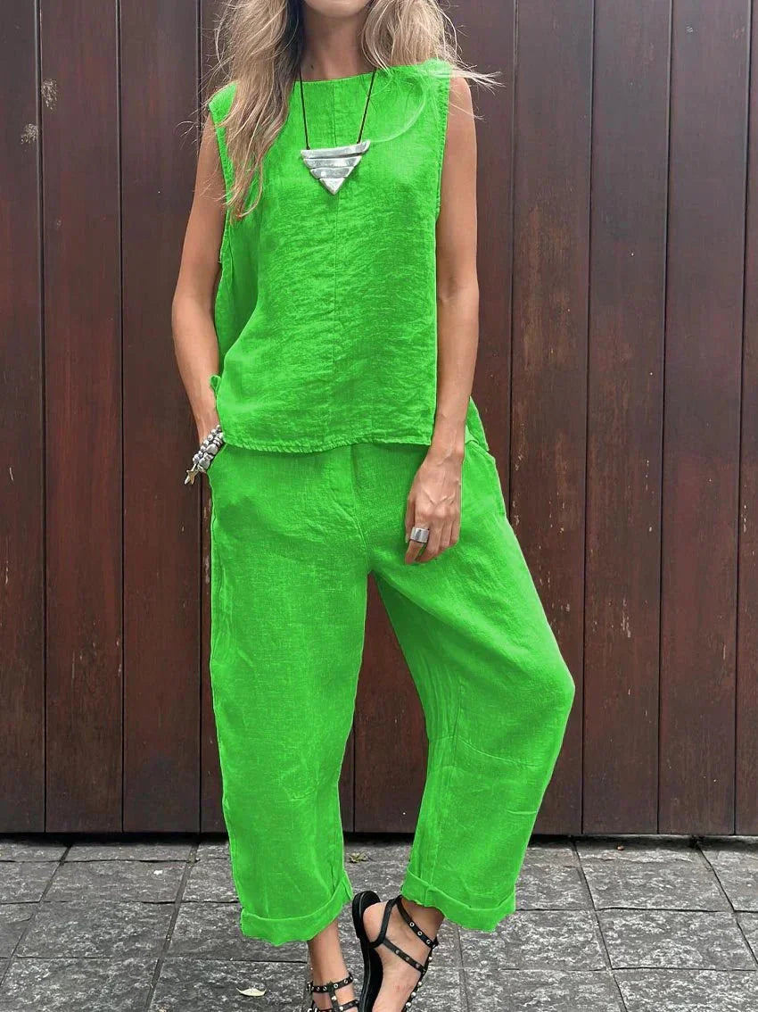 Damen-Baumwollanzug, elegant, modern, nachhaltig-6