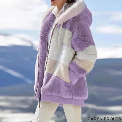 Damen-Fleecejacke, modernes Design, weich, Polyester-6