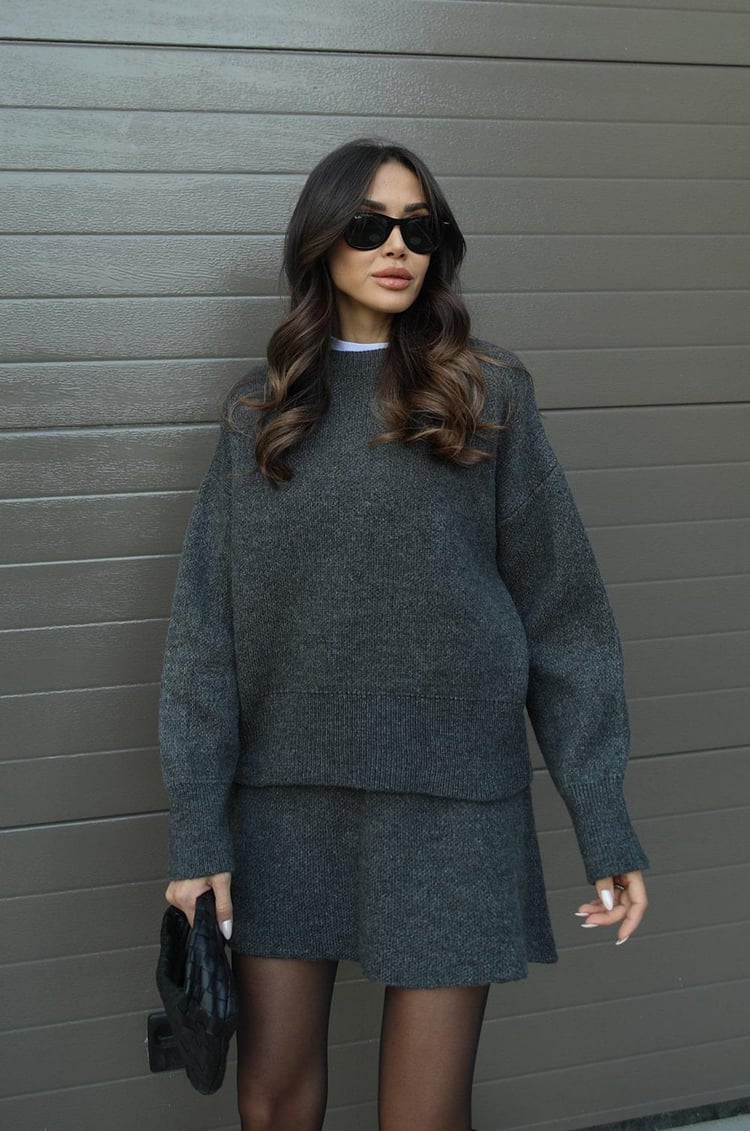 Damen-Herbstset aus elegantem Leinen, 100% Leinen 10