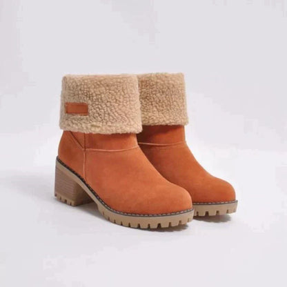 Variant image for Damen Ankelstiefel Synthetik Pelz Wildleder mit Absatz-10