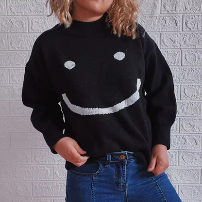 Variant image for Damen-Strickpullover, mit Smiley, Design, lässige Passform-1