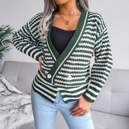 Damen-Strickjacke, trendig, weich, nachhaltige Faser 1