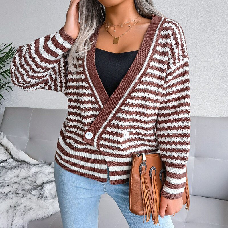 Damen-Strickjacke, trendig, weich, nachhaltige Faser 5