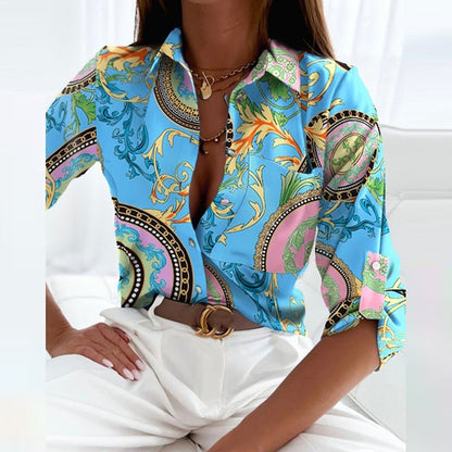 Variant image for Weiße Damenbluse mit Reverskragen aus Polyester, elegant-49