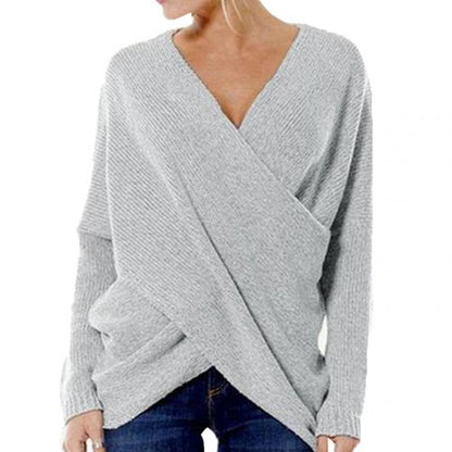 Damen-Pullover, Kreuzdesign, weicher Stoff 6