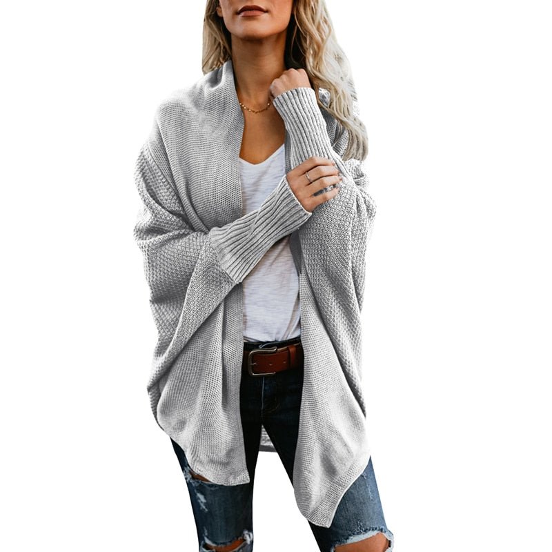 Damen-Strickjacke Relaxed, gestrickt, aus 100% Acryl 9