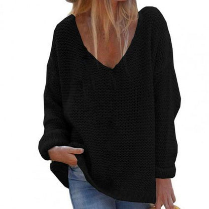 Damen-Strickpullover, langarm, Polyester-4