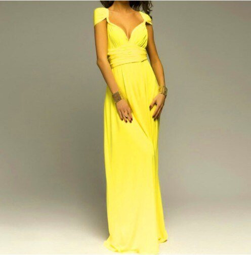 Damenkleid Lange Ärmel Polyester Schöne Damenkleider-5