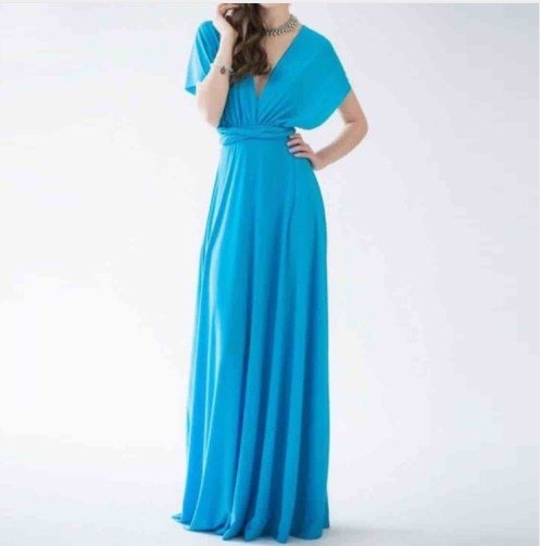 Damenkleid Lange Ärmel Polyester Schöne Damenkleider-4