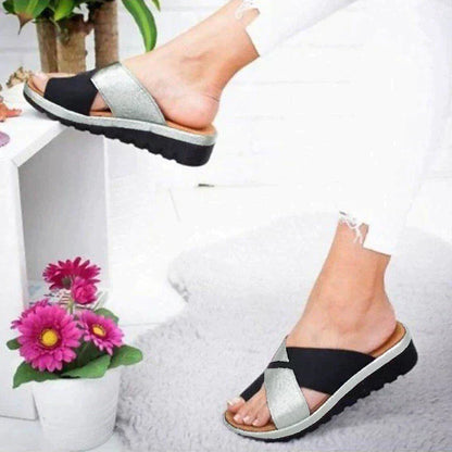 Damen-Sandalen, Sommer, komfortabel, Synthetikmaterial-1