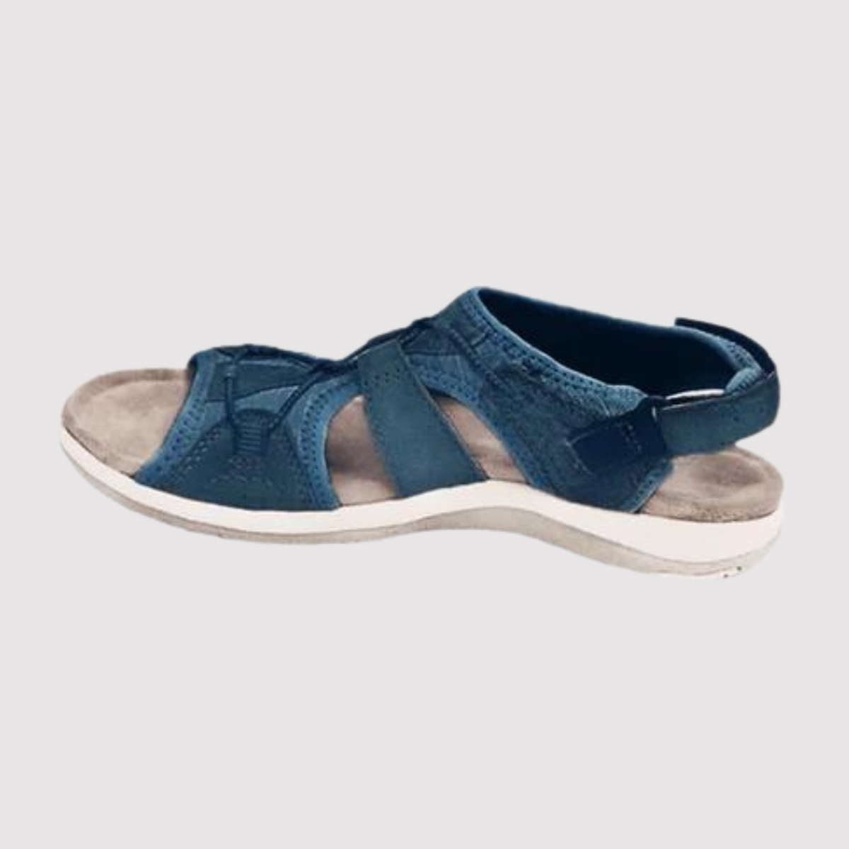 Damen-orthopädische Sandalen, verstellbares Design, synthetisches Leder-6